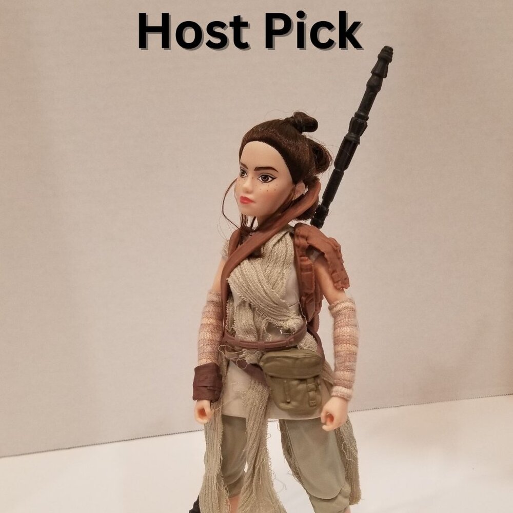 Star Wars Forces of Destiny Rey of Jakku Doll/Action Figure, EUC.      HOST PICK